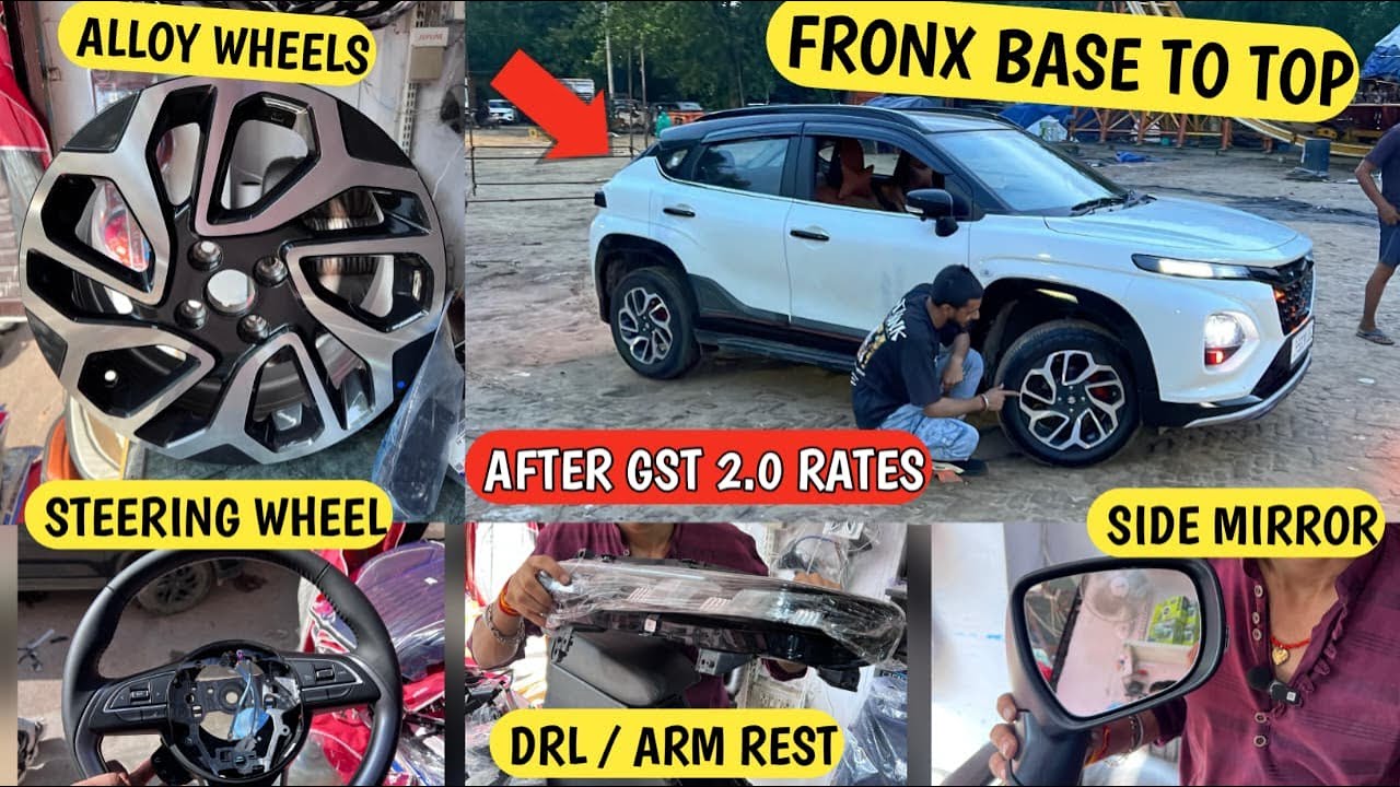 2025 FRONX SIGMA BASE TO TOP MODIFICATION AFTER GST ✅FRONX BASE TO TOP MODIFIED✅FRONX GENUINE PARTS