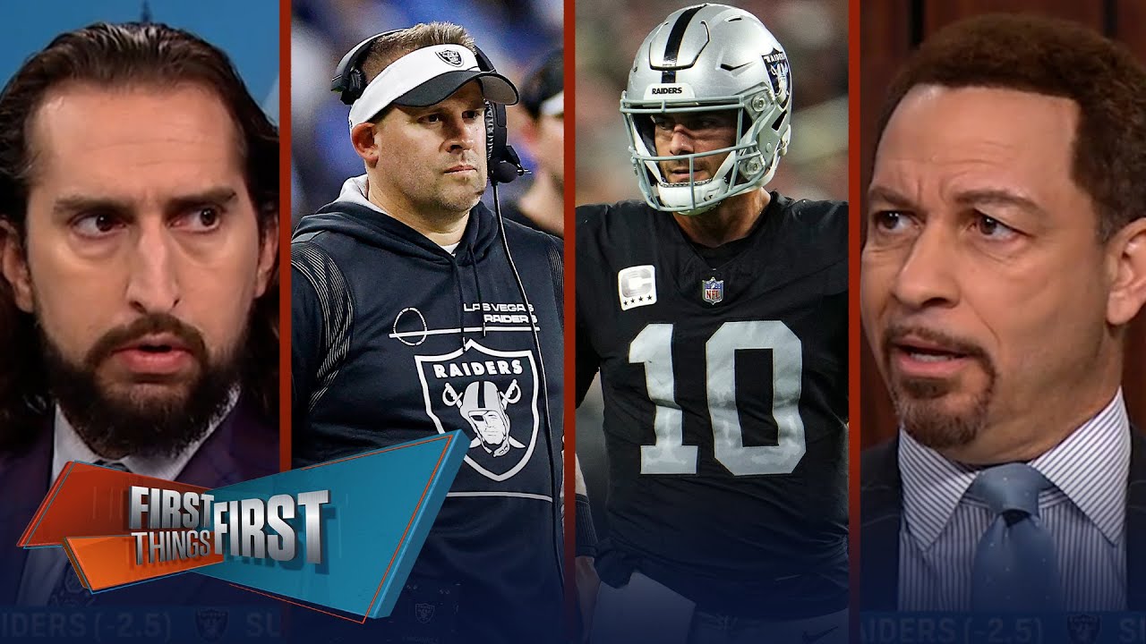 Raiders fire Josh McDaniels and GM Ziegler, Garoppolo reportedly benched | NFL | FIRST THINGS FIRST