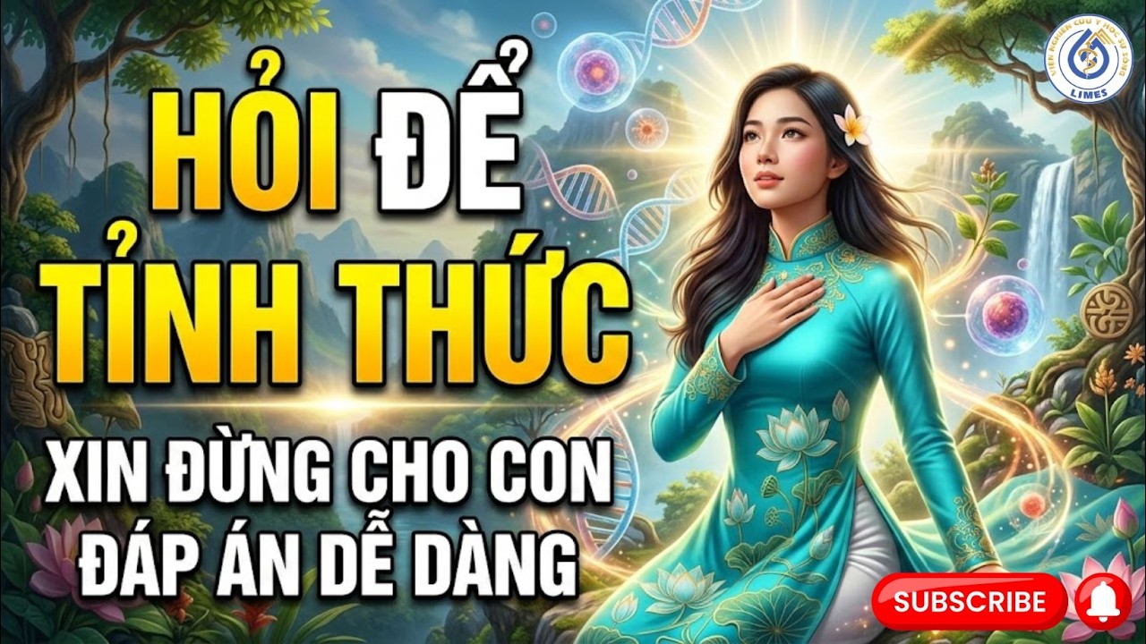 HỎI ĐỂ TỈNH THỨC XIN ĐỪNG CHO CON ĐÁP ÁN DỄ DÀNG