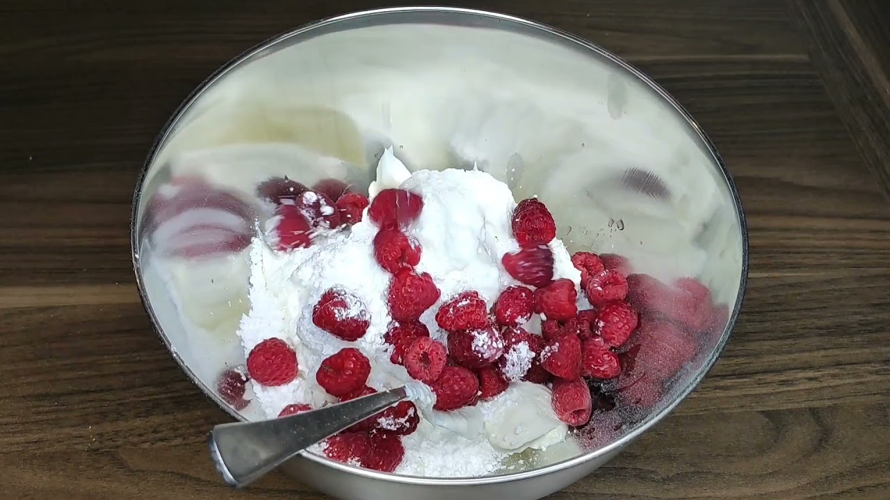 schnelle Tortencreme | Himbeercreme | Topping