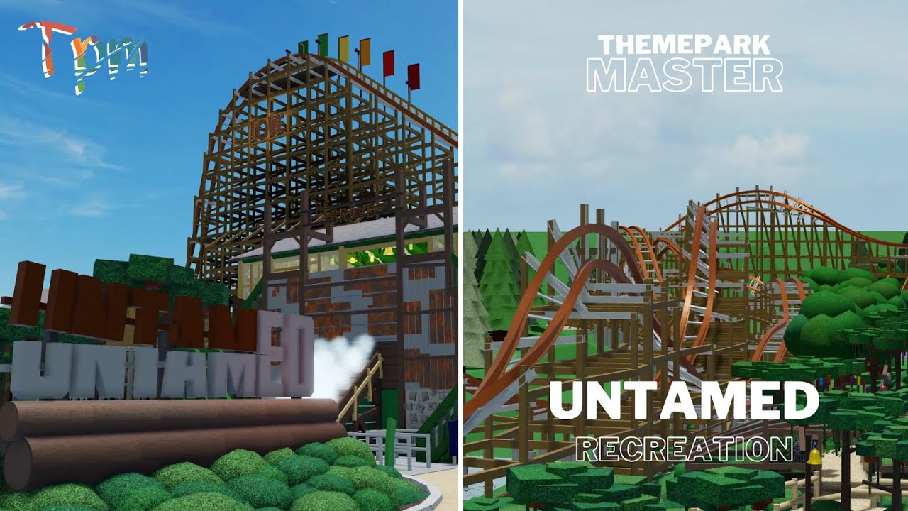 Untamed Walibi Holland | Reacreation in THEMEPARKTCYOON2!