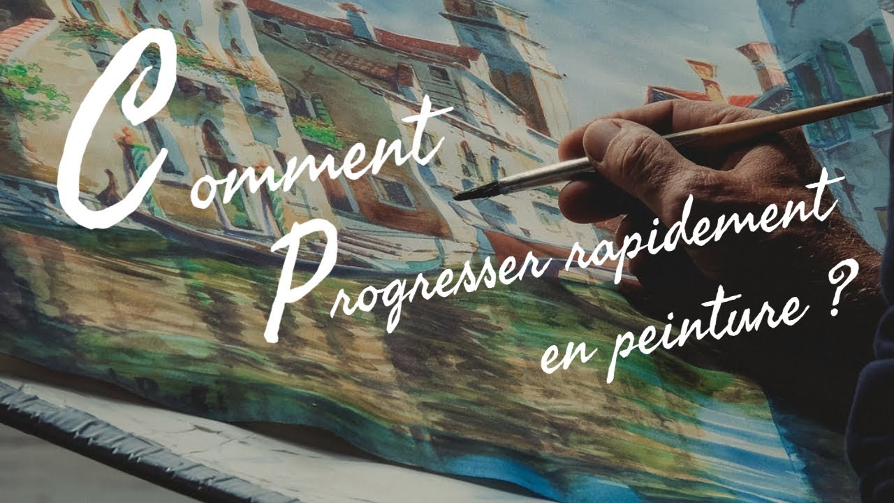Astuces faciles et rapides pour devenir meilleur en peinture - Premier exercice pour d&eacute;butants.