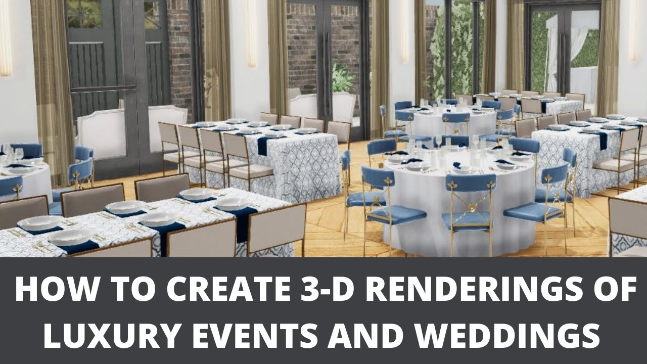 How to create 3-D mockups of events! [EVENT PLANNER MASTERCLASS]