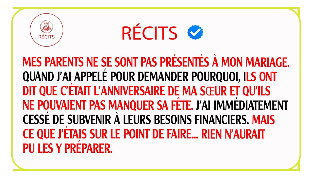 8 ans à leur donner 2500€/mois, ils ratent mon mariage pour ma sœur. Ma réaction les a brisés !