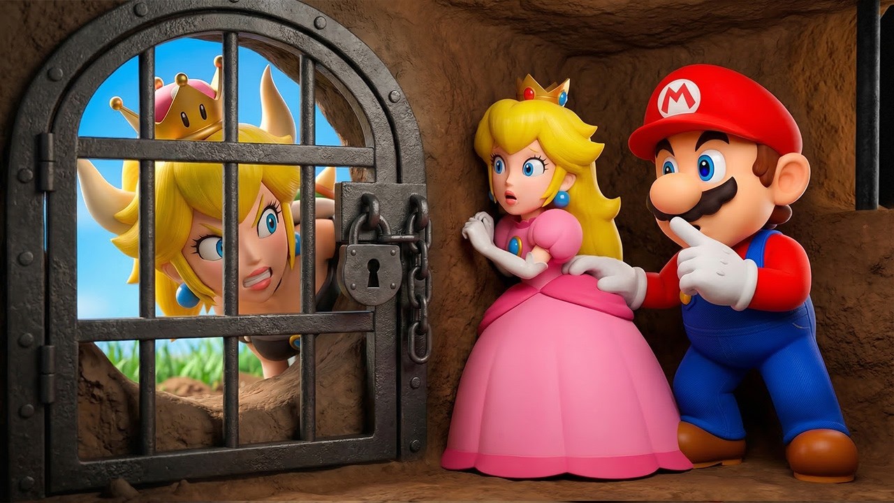 Bowsette’s Evil Plan Targets Peach — Mario Won’t Let Her Win! 🍄😈
