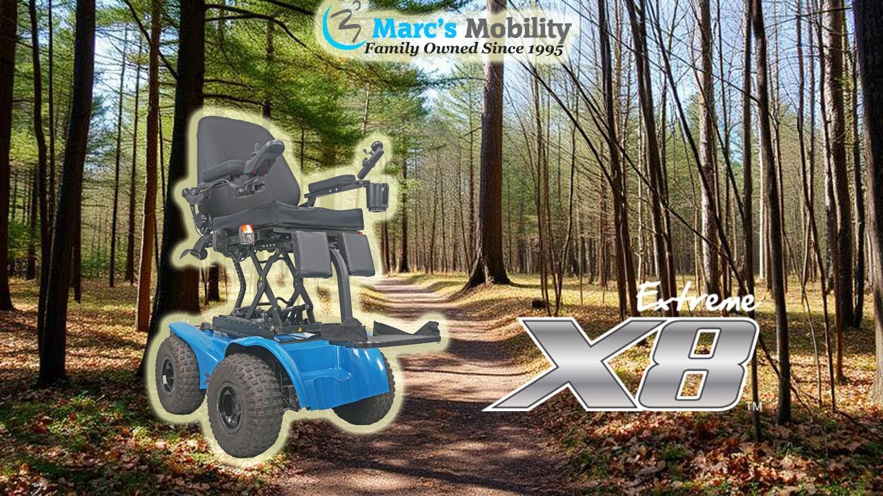 Extreme X8 All Terrain Powerchair with Seat Lift! - Review # 7965