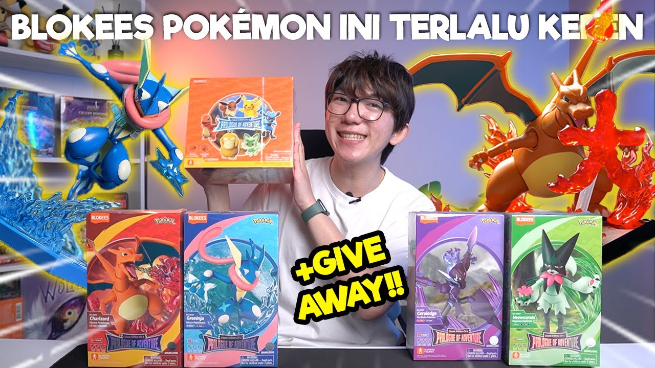 INI FIGUR POKEMON TERKEREN DAN TERMURAH!! Unboxing Komplit Blokees Pokemon Prologue of Adventures