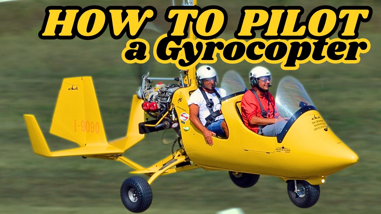 Gyrocopter- Autogiro ELA 07 - Come si pilota un Autogiro? - Decollo, Crociera, Atterraggio