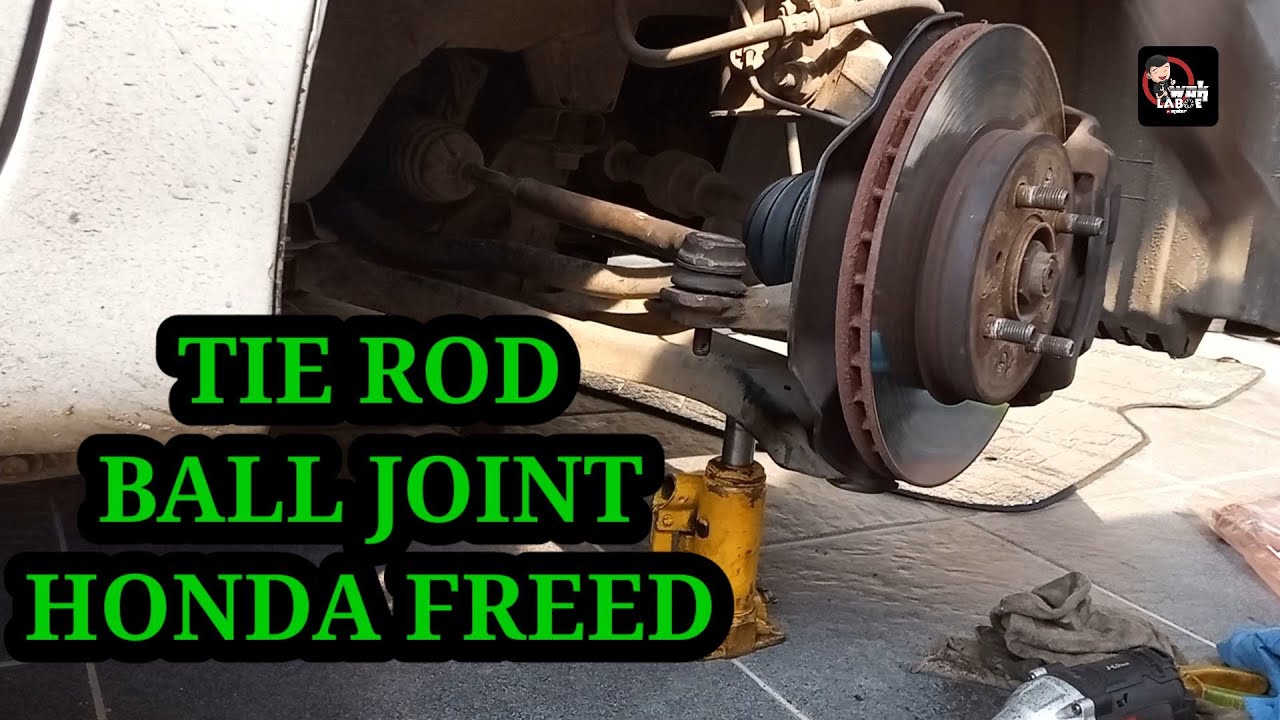 Cara mengganti ball joint dan tie rod honda freed