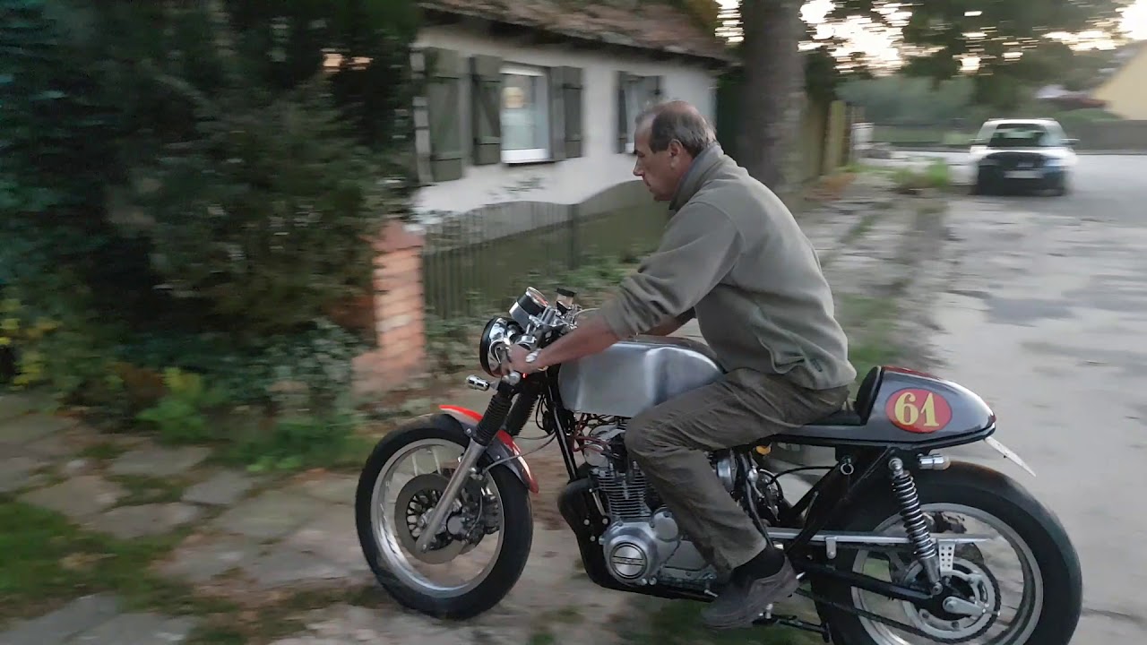 Suzuki Gs550 cafe racer custom sound