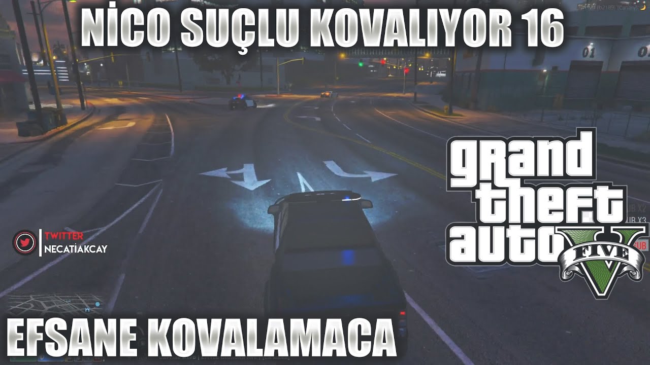 NİCO SU&Ccedil;LU KOVALIYOR 16 | MARKET SOYGUNU | EDRP GTA V EFSANE KOVALAMACA