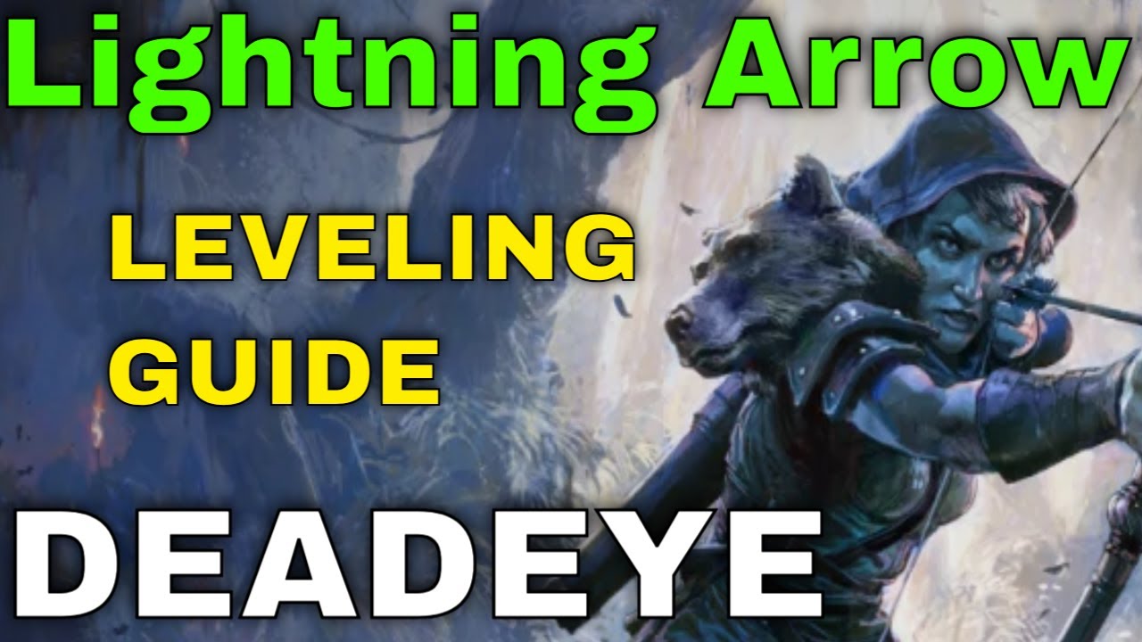 0.3 League Starter - Lightning Arrow Deadeye Leveling Build Guide [Path of Exile 2 0.3]