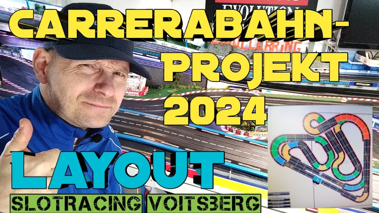 Carrerabahnbau 2024 Tagebuch 1 Das Layout!!!