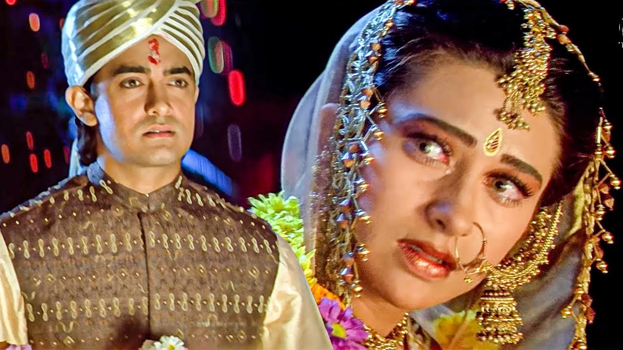 आये हो मेरे ज़िन्दगी में तुम बहार बनके - Aaye Ho Meri Zindagi Mein | Aamir Khan, Karisma Kapoor