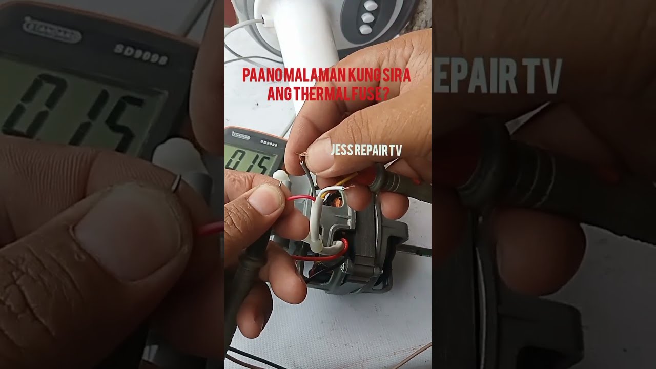 Paano malaman kung sira na ang thermal fuse ng electric fan o hindi pa.