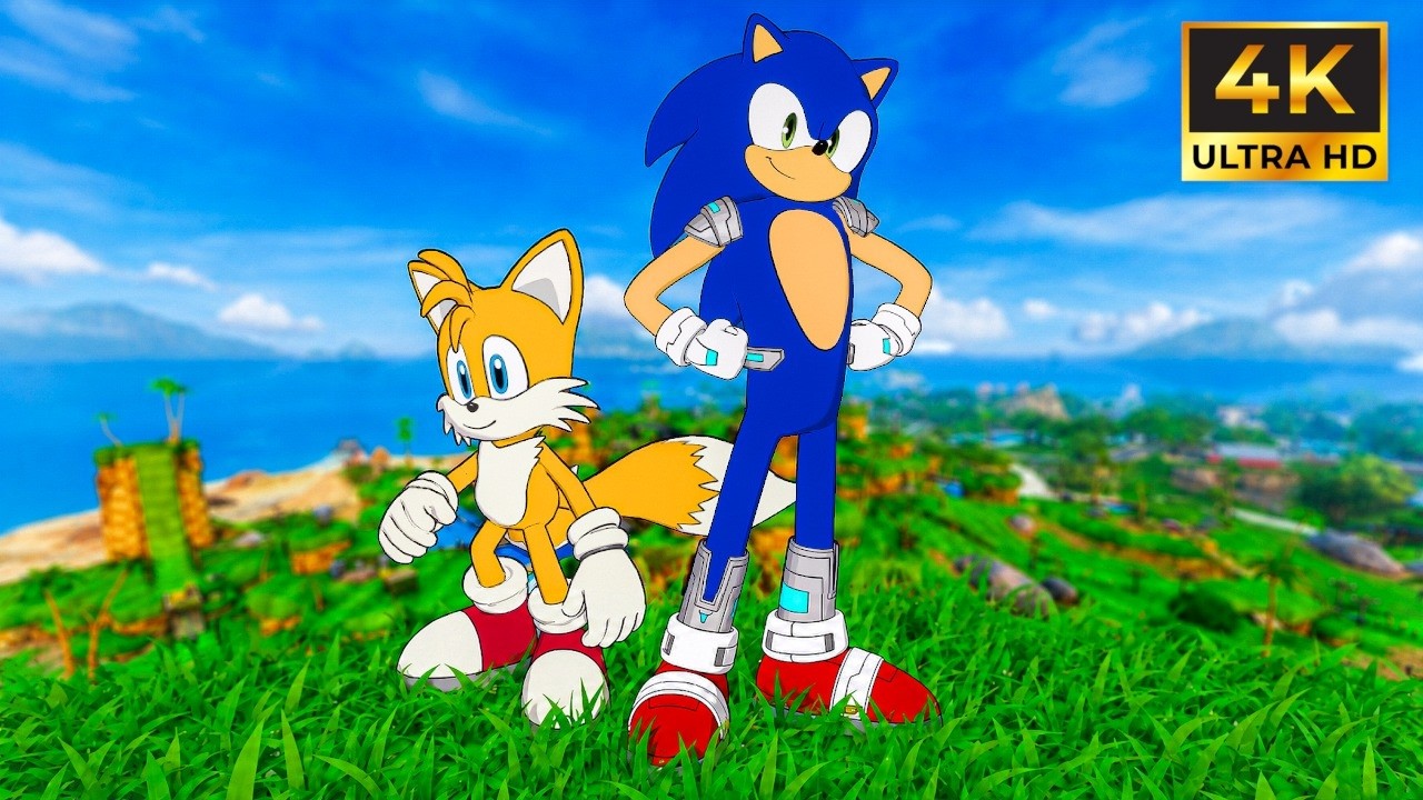 FORTNITE - SONIC THE HEDGEHOG GAMEPLAY (4K)