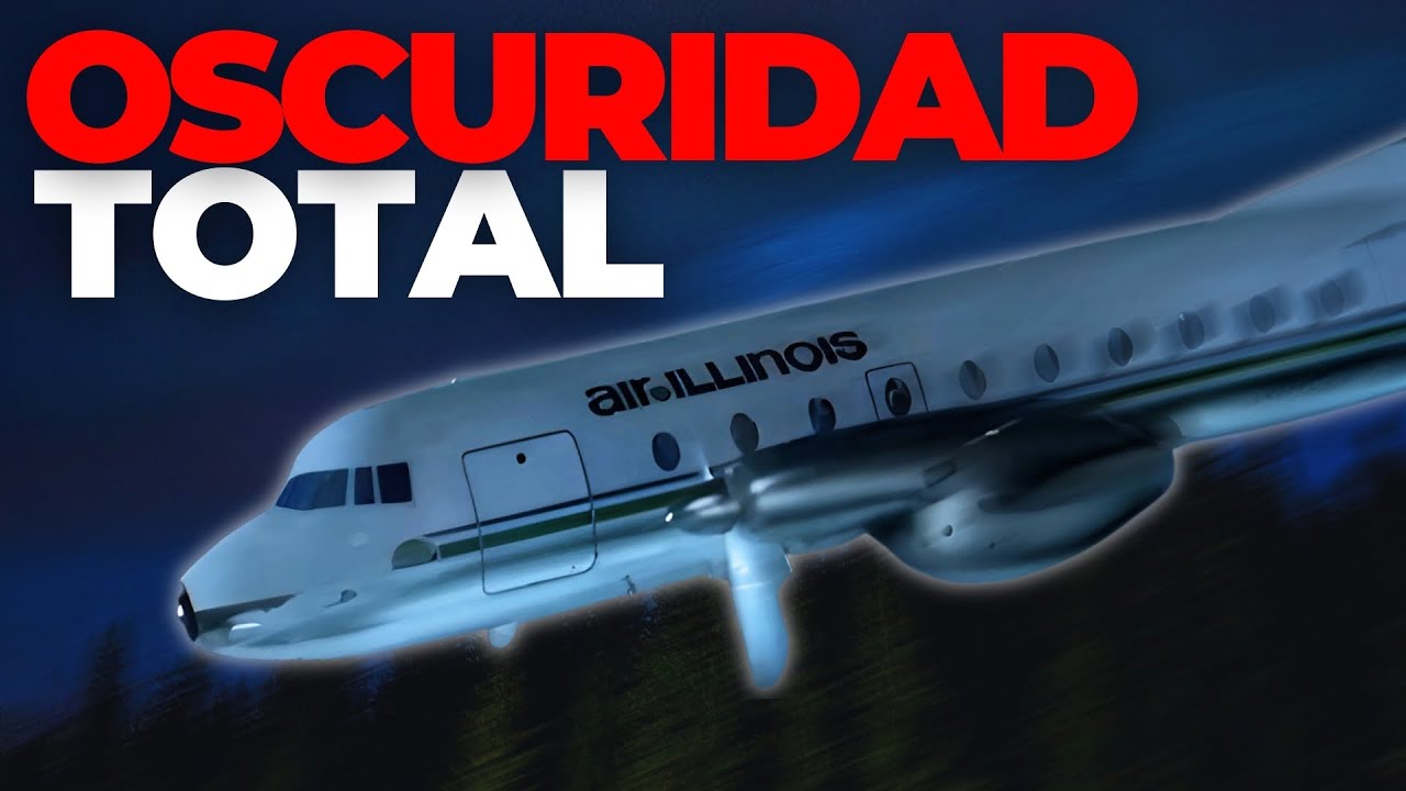 Sin Electricidad En Pleno Vuelo… ¡El aterrador final del Air Illinois 710!