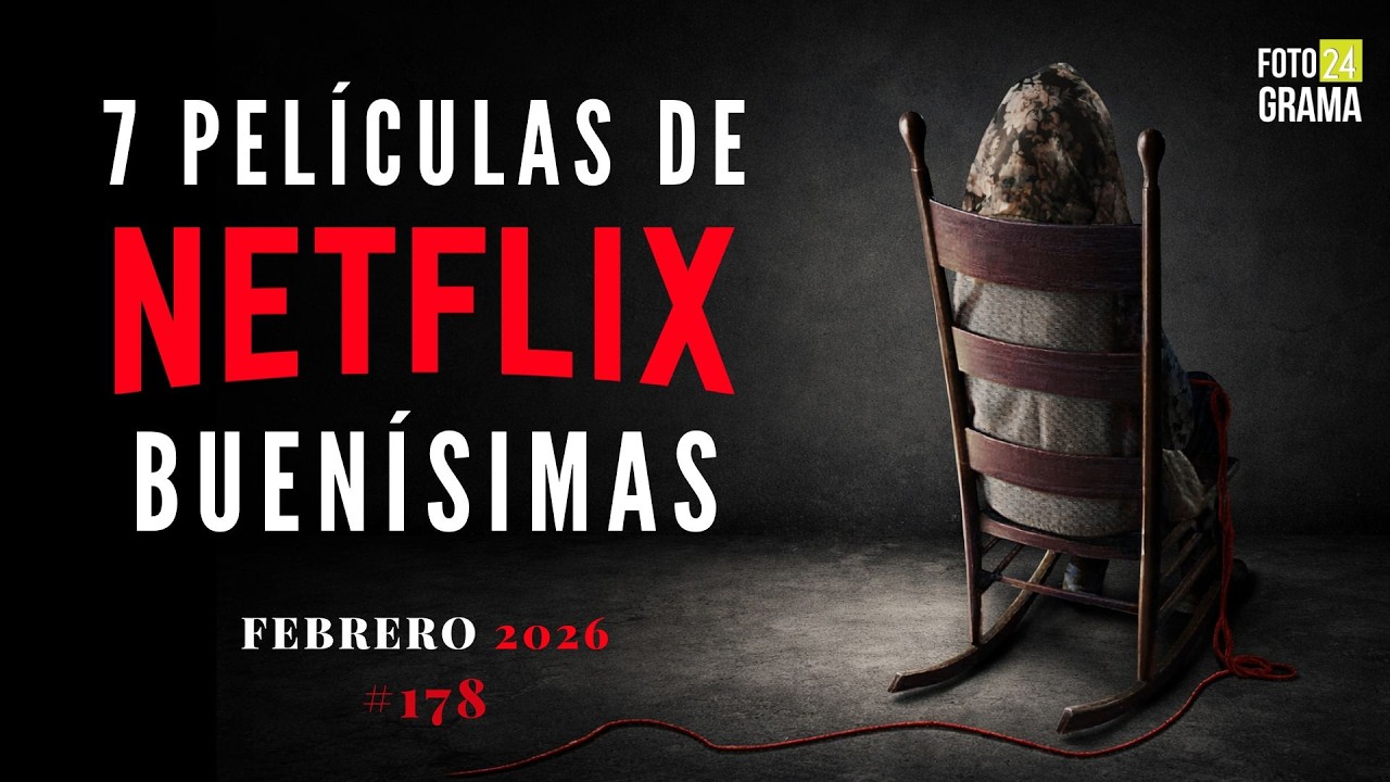 &iquest;No sabes qu&eacute; ver el FIN DE SEMANA? 7 Pel&iacute;culas IMPERDIBLES en Netflix | Fotograma 24 con David Arce