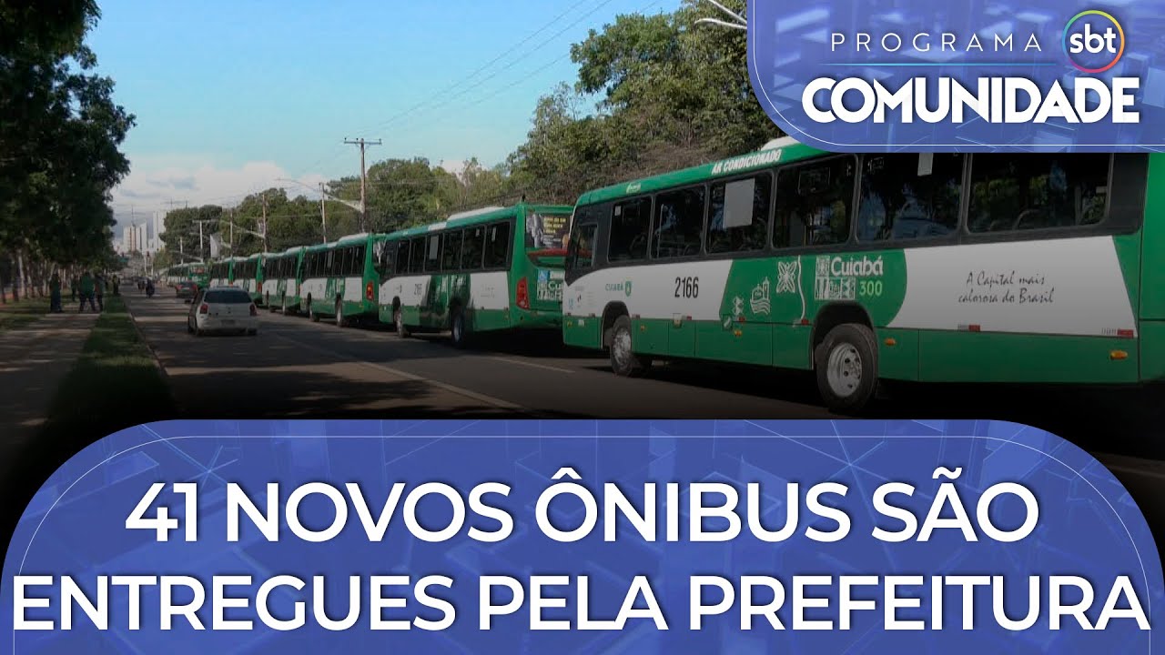 41 novos ônibus são entregues pela prefeitura