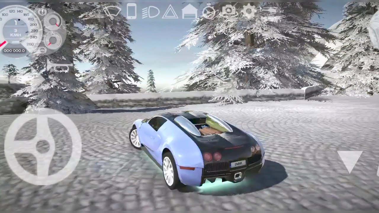 Bugatti Veyron Snow Driving | European Luxury Cars - Android Gameplay #2 