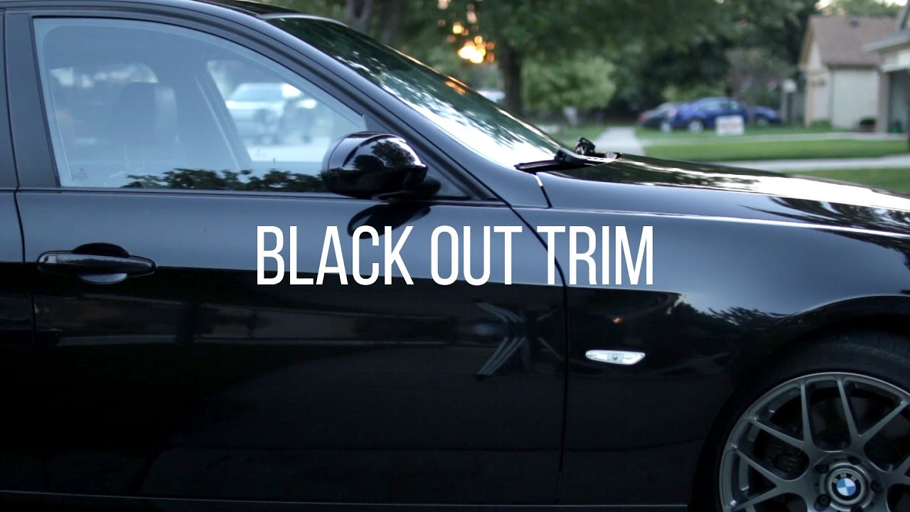 How To Black Out Your Window Trim For $10