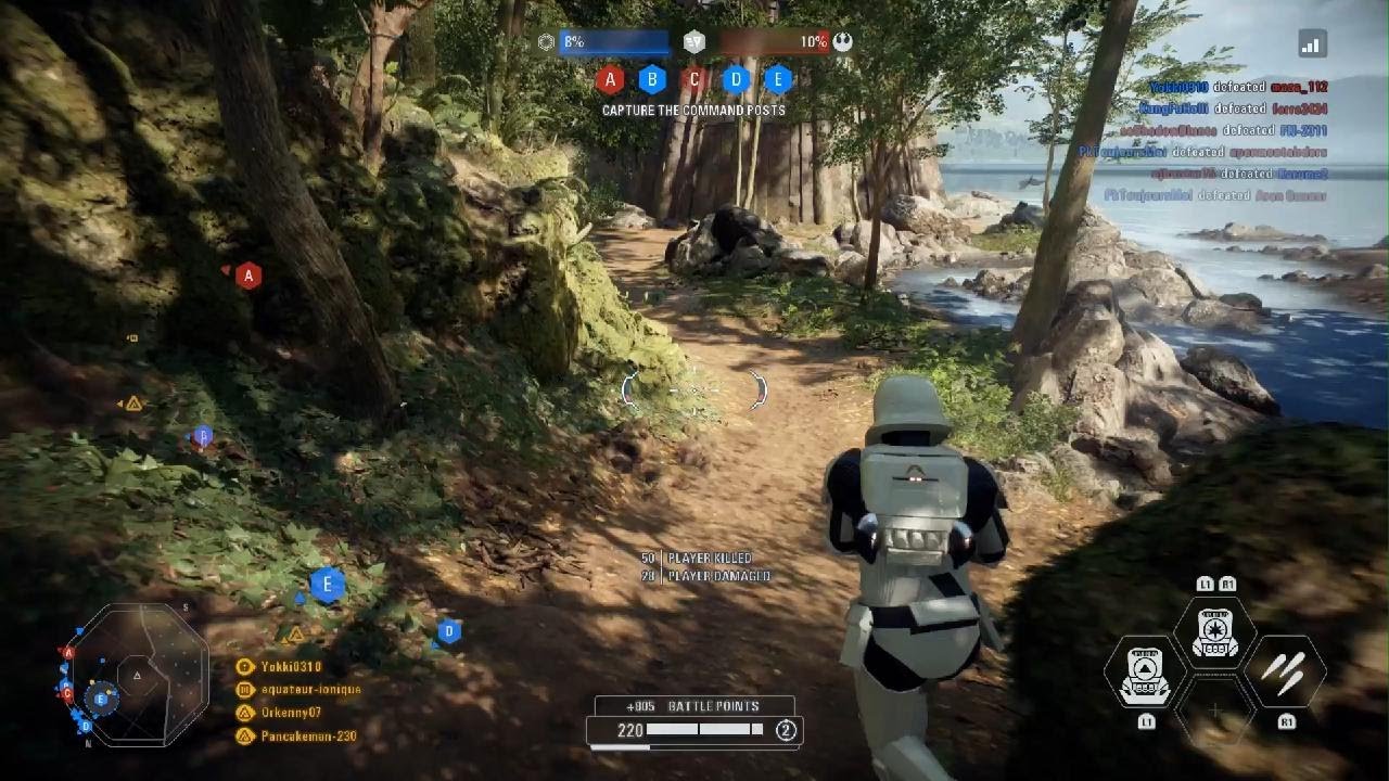 Flying Through The Woods | Supremacy Takodana Map | First Order | Star Wars Battlefront 2