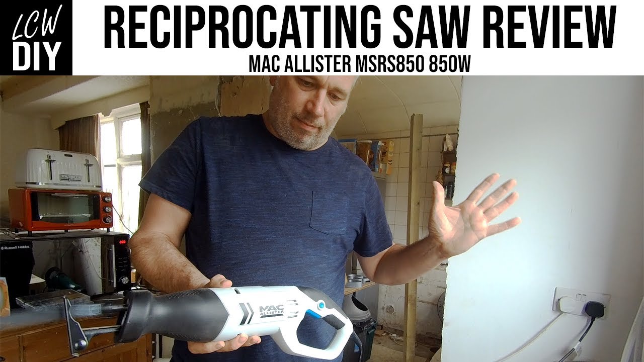 Cheap Reciprocating Saw Mac Allister Unboxing/Review - DIY Vlog #24