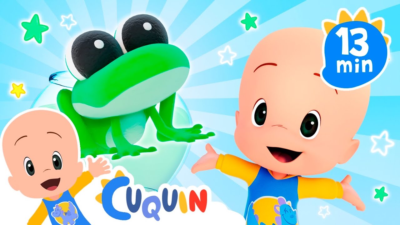 Animais coloridos de massinha e mais músicas infantis | Cleo & Cuquín