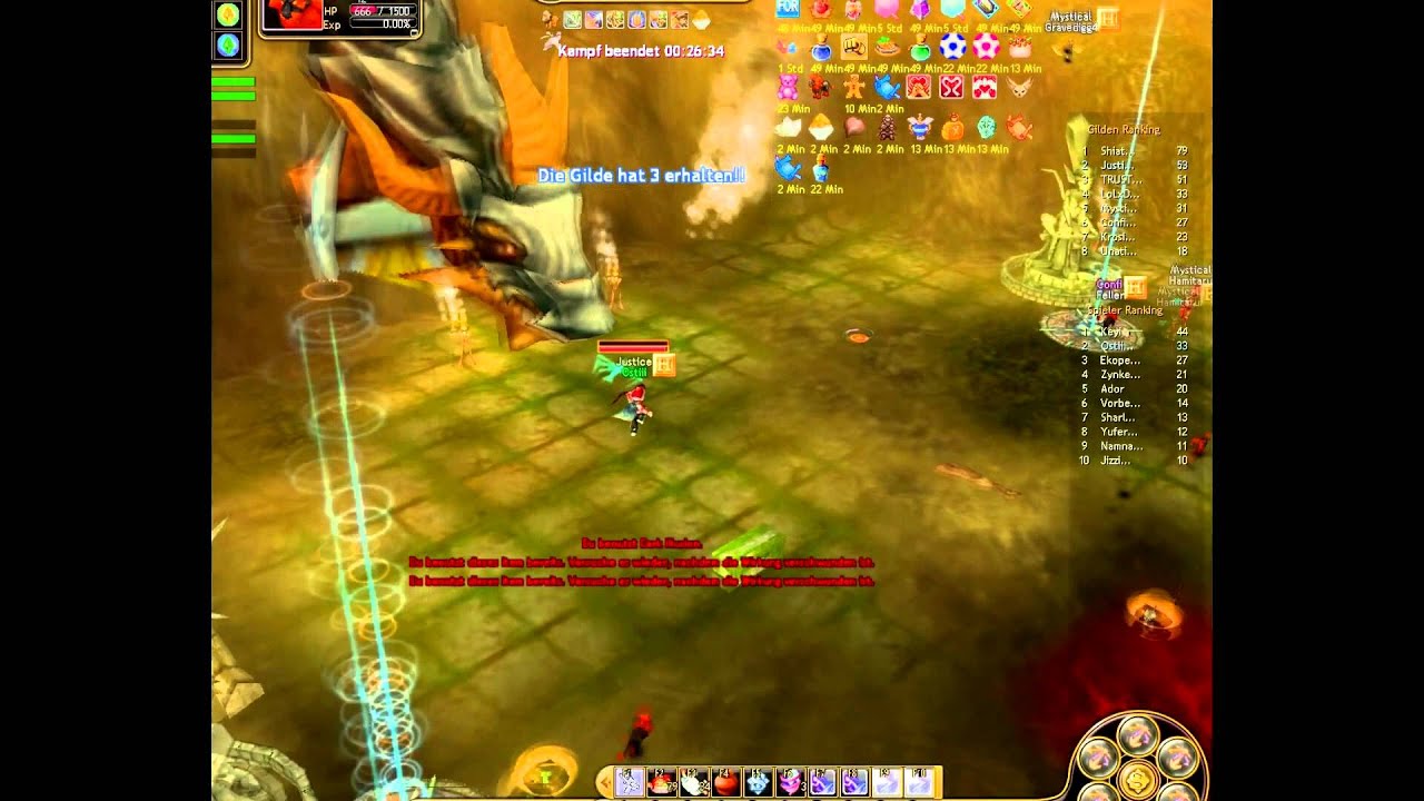 Flyff GuildSiege Devos 26.01.2013 first PoV Ostiii