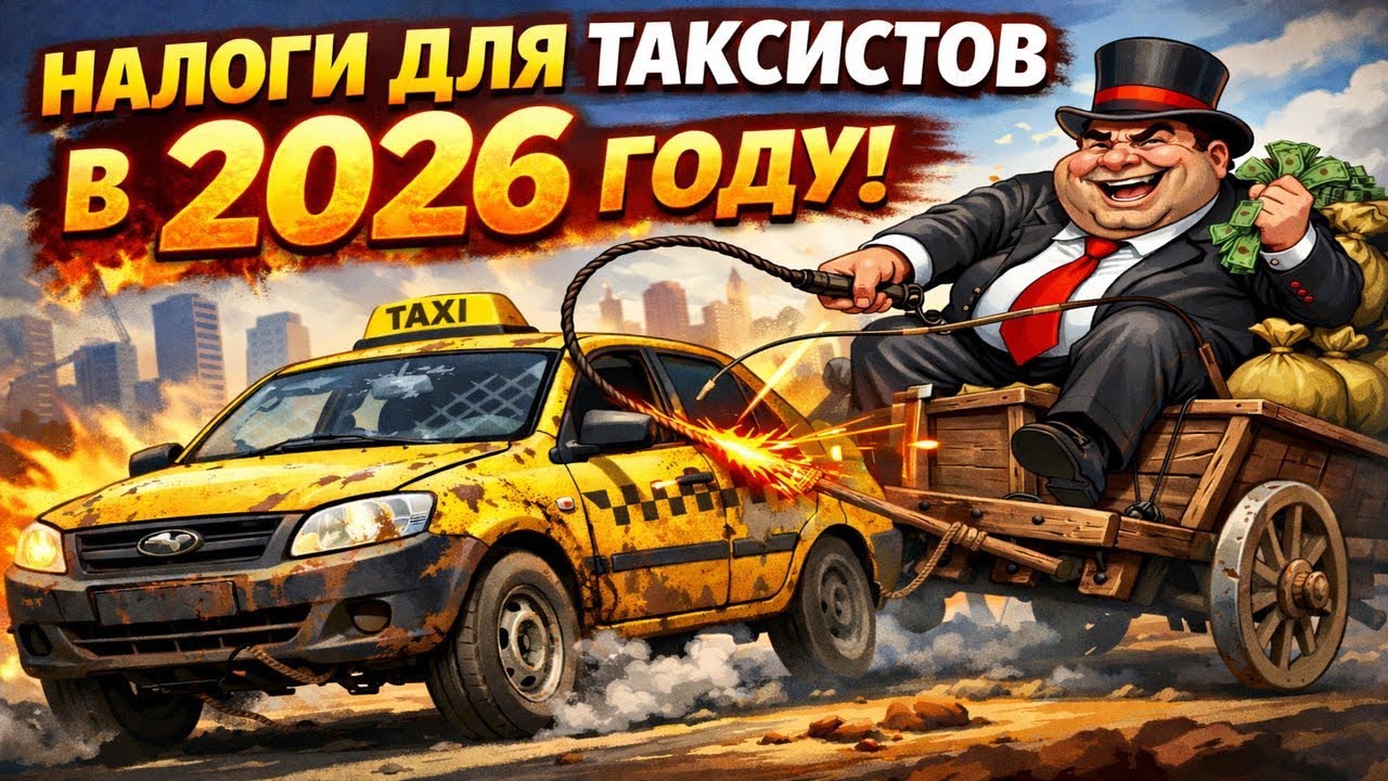 Налоги для водителей такси снова подняли! сколько платят Россияне?