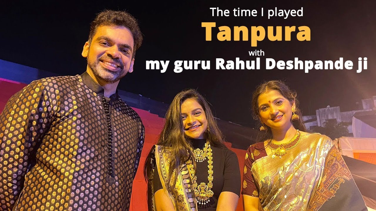 The time I played Tanpura in Vasantotsav with my Guru Rahul Deshpande Ji | Antara Nandy | #ad