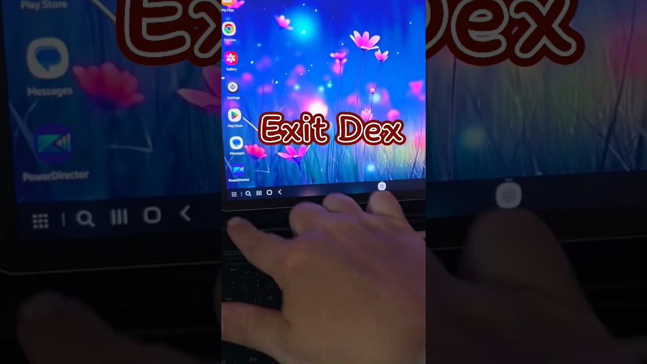 Turn on and Exit Dex Mode Samsung Tablet S9 #samsung #dex #samsungtips