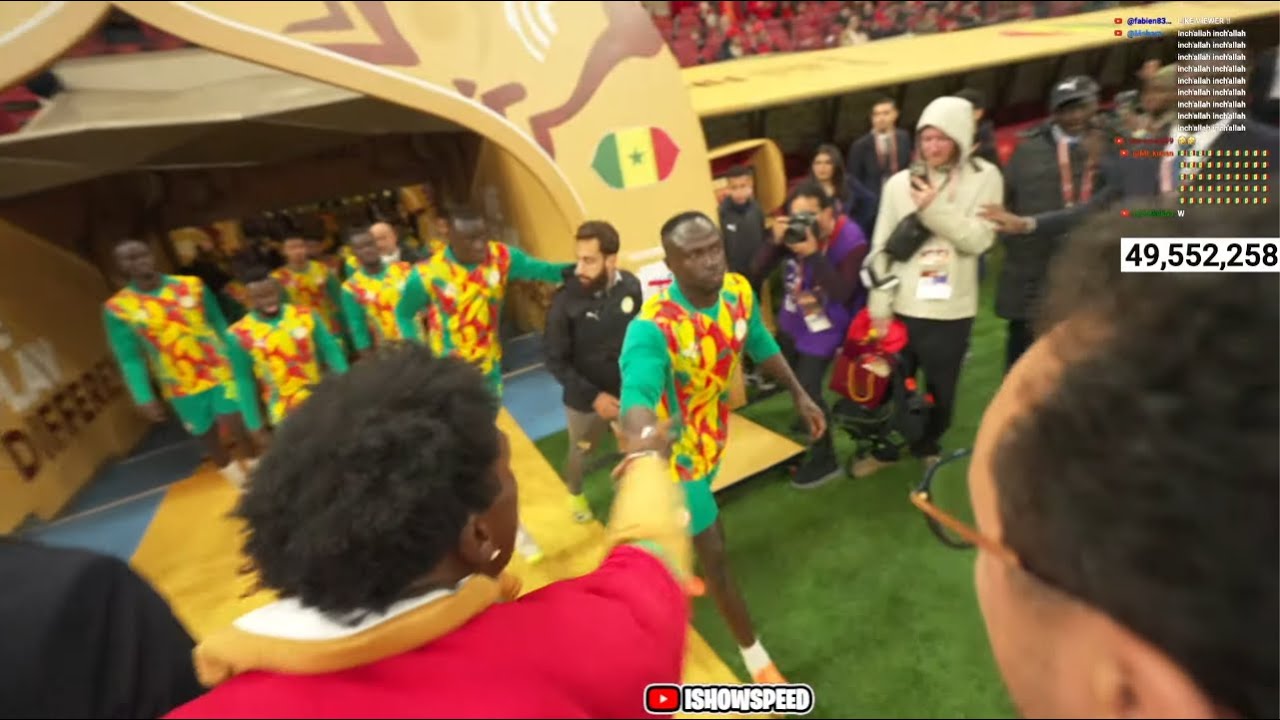 iShowSpeed Meets The Senegal National Team 🇸🇳