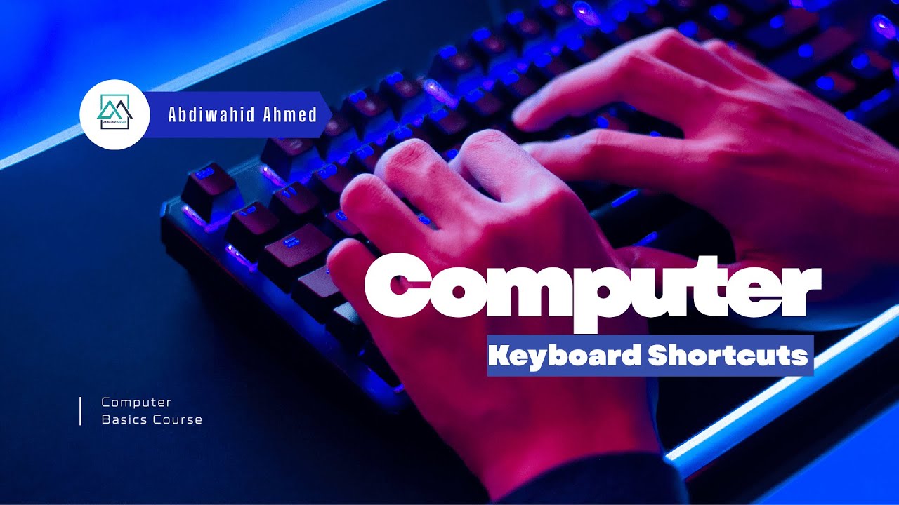 Barashada Computer-ka casharkii 7aad | computer Keyboard shortcuts
