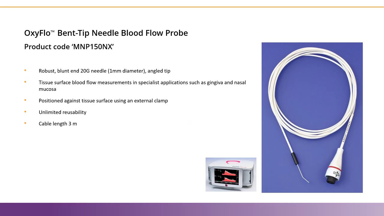 Bent-Tip Needle Blood Flow Probe [MNP150NX]