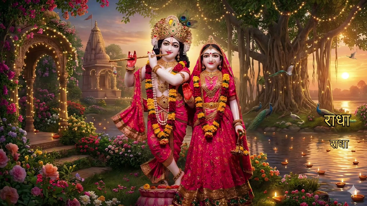 राधा नाम जप 1008 बार | Radha Naam Chanting | Divine Bhakti Meditation
