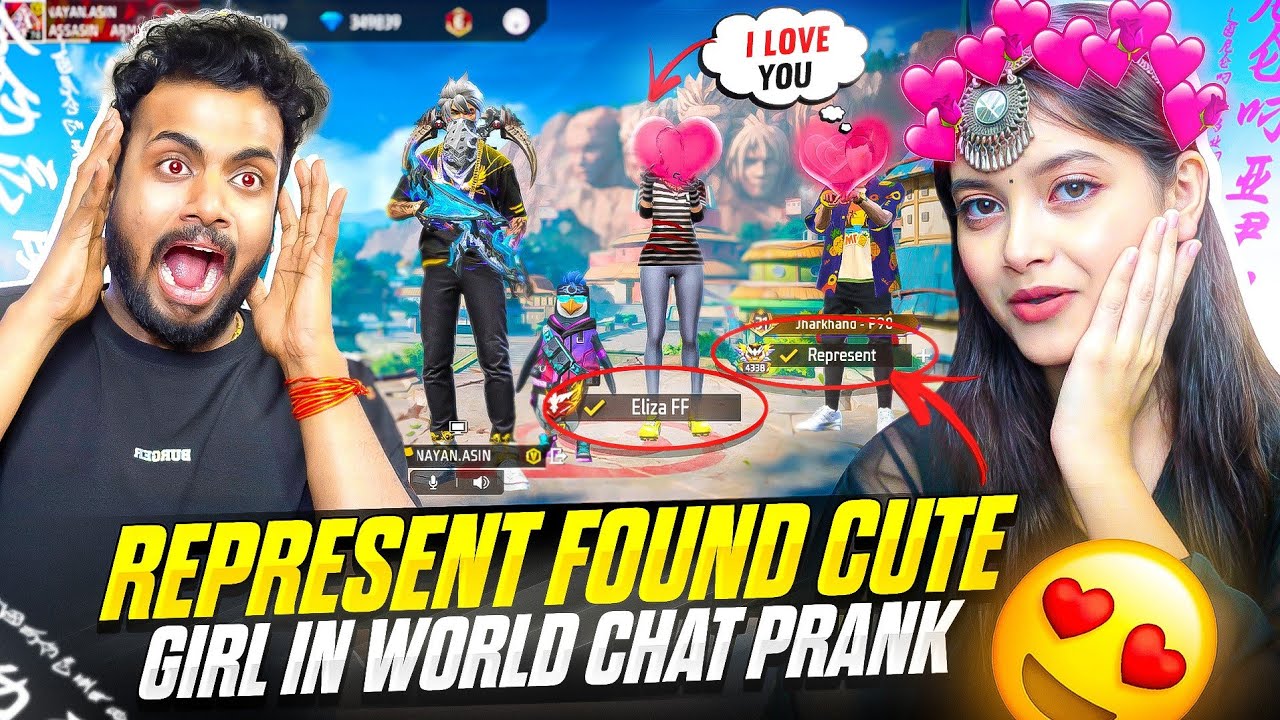 Free Fire Cute Girl Prank 🤣 Eliza Angry On Represent Prank Gone Wrong - Garena Free Fire