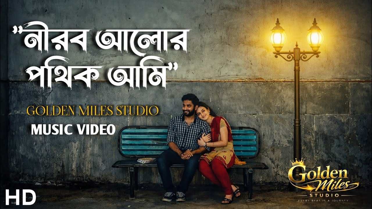 Nirob Alor Pothik Ami, Choli Ochena Pothe | Rabindra Sangeet | Golden Miles Studio