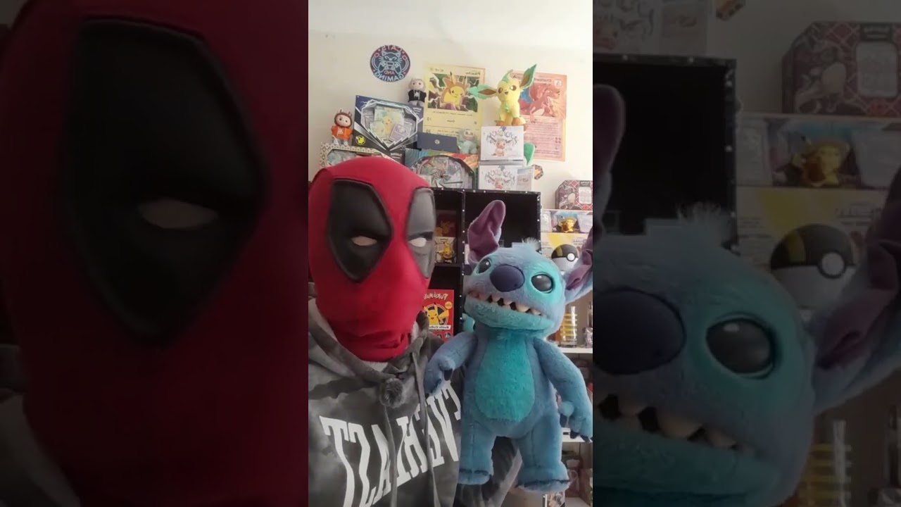 Deadpool & Stitch React to Kid Vanishing Through Play Mat 😂💥 