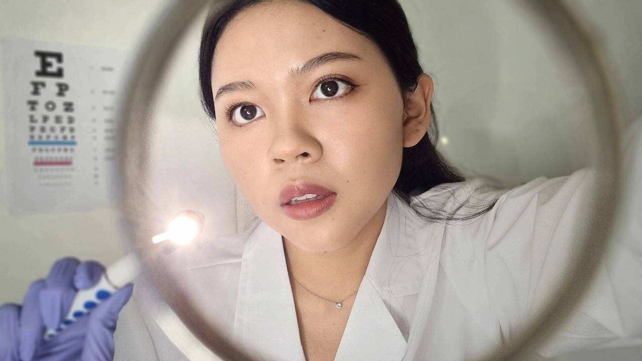 ASMR ตรวจวัดสายตาและตัดแว่นให้คุณ 👁️👩‍⚕️