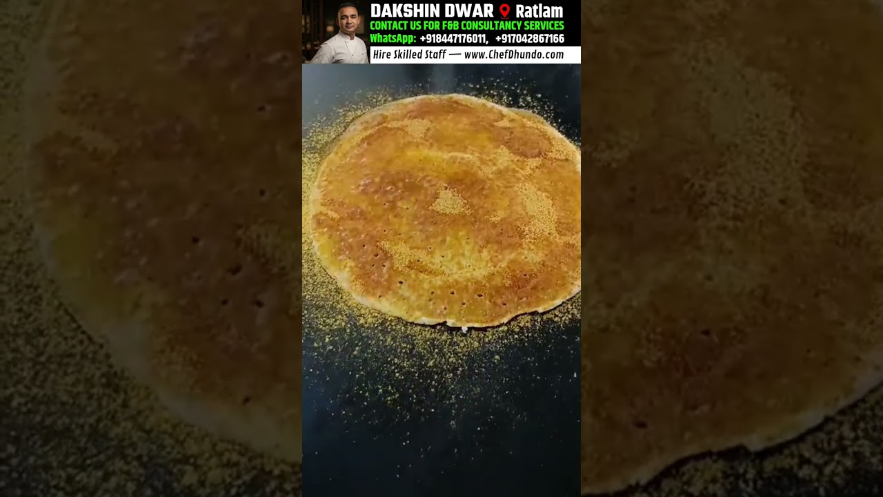 Dosa Making Process | Traditional Techniques | Chef Dheeraj 