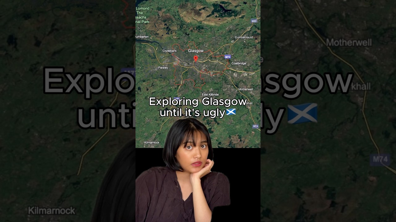 Exploring Glasgow until it's ugly 🏴󠁧󠁢󠁳󠁣󠁴󠁿 #travel #asmr #googleearth #scotland #glasgow