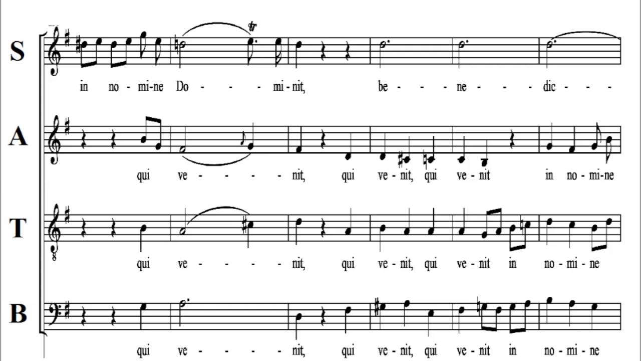Mozart - Organ Solo Mass - KV 259-5 Benedictus - Tenor
