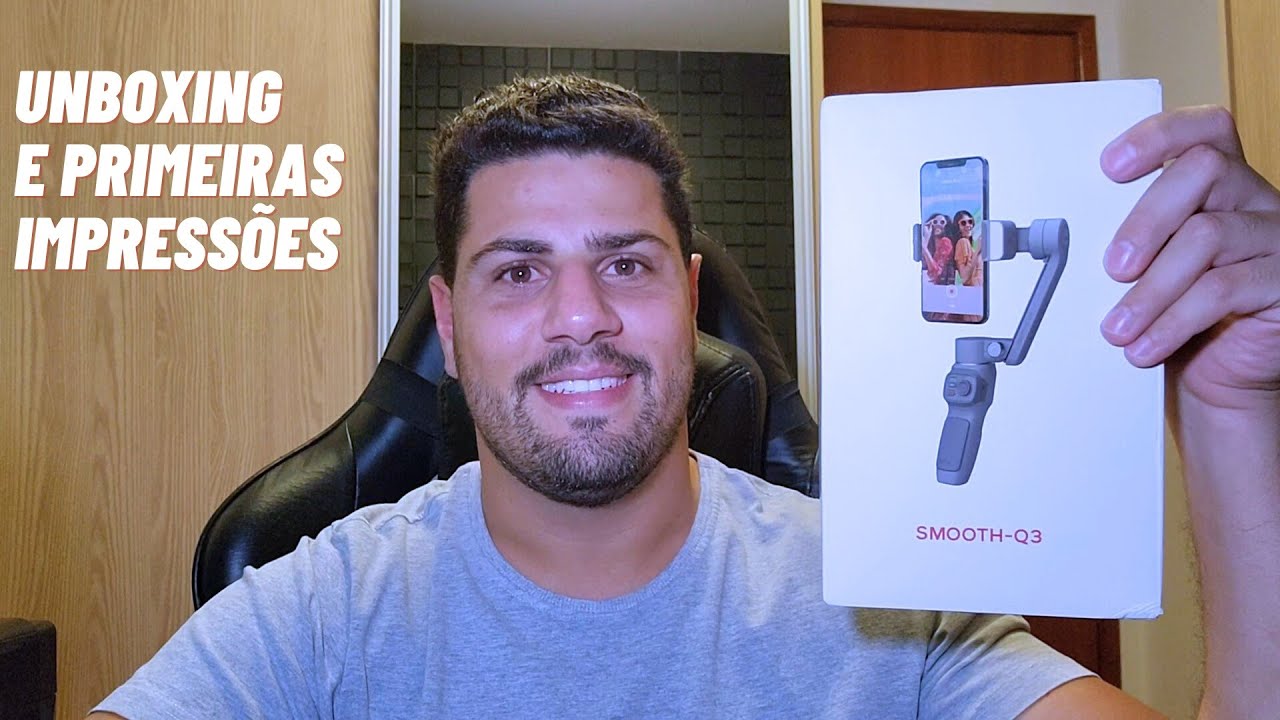 ZHIYUN Smooth Q3 - Unboxing e Tutorial de primeiro uso