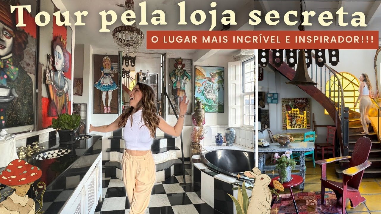 Tour por uma Loja Secreta que descobri no Embu das Artes - Antiquário e Galeria Marcelo Águila