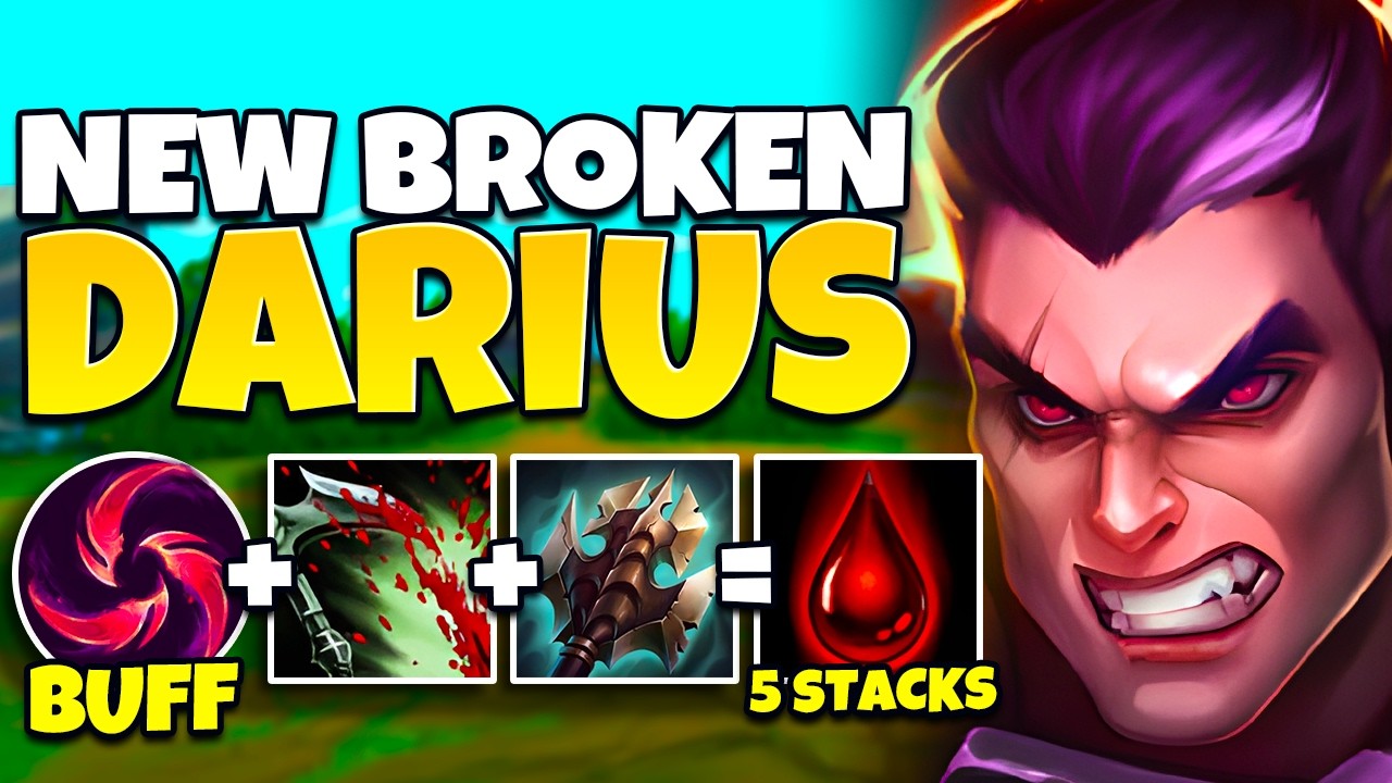 Darius is completely BROKEN with the new hail of blades... (INSTANT 5 STACK BLEED)