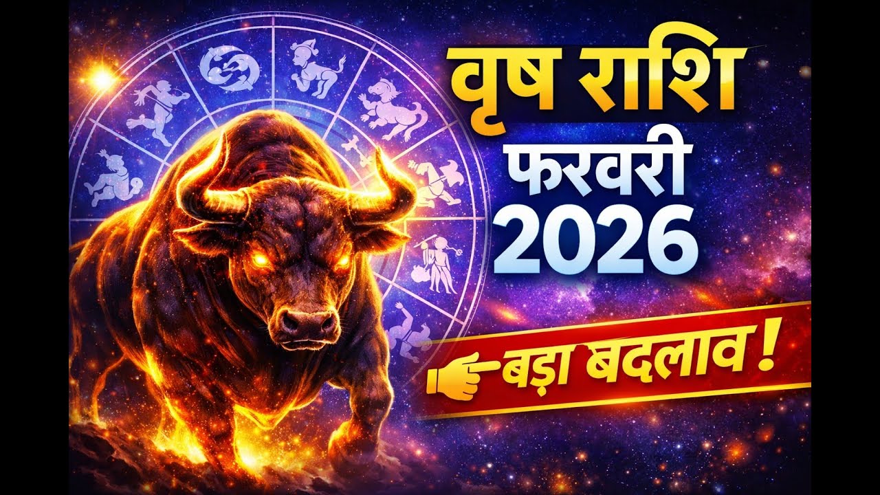वृष राशि फरवरी 2026 राशिफल | Vrish Rashi February 2026 Rashifal | Taurus Horoscope