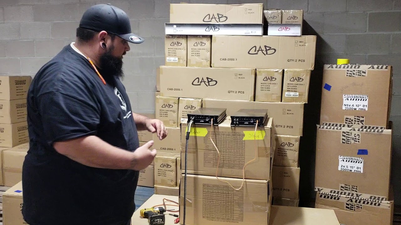 How to strap the new CAB2000.1 amplifiers.