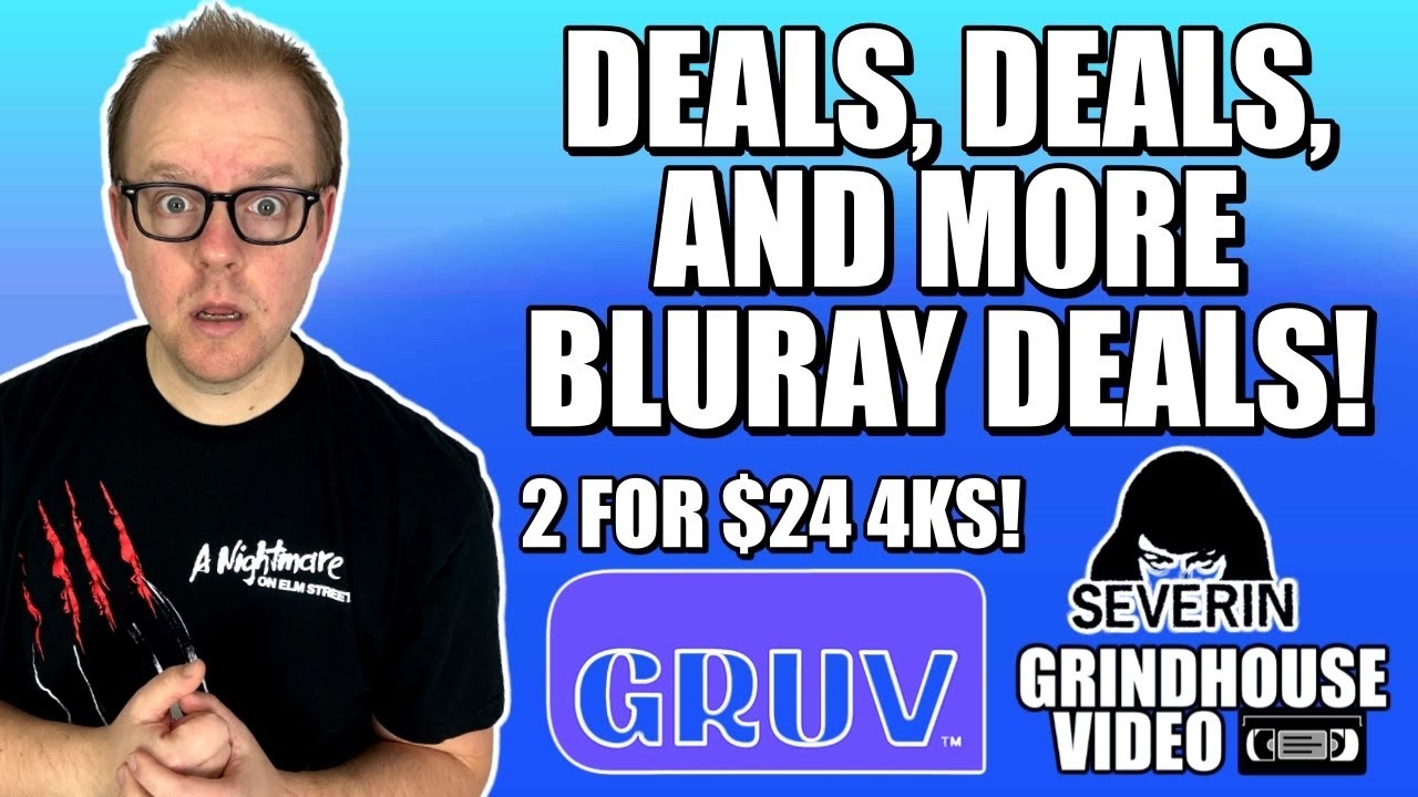 A WHOLE Lot of Bluray And 4K DEALS! | GRUV, MVD, And Grindhouse VIDEO!