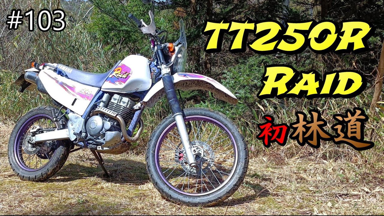 【TT250R  Raid 初林道走行！】その乗り味やいかに！？